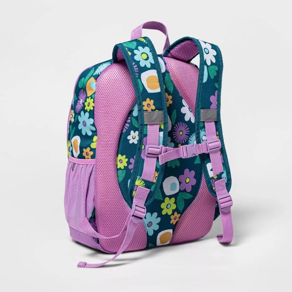 17" Kids' Backpack Floral - Cat & Jack - Picture 2 of 2